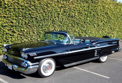 1958 Chevrolet Impala Tri Power Convertible with Continental Kit for sale
