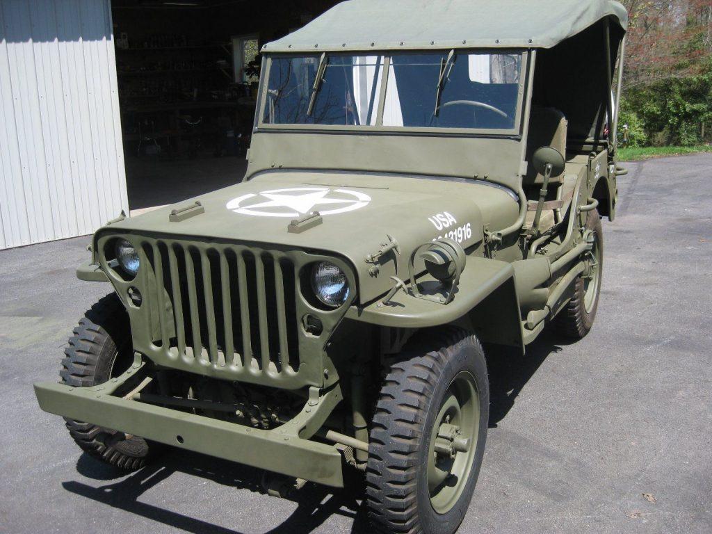 1943 Jeep Willys MB WWII Military