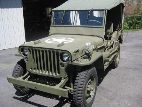 1943 Jeep Willys MB WWII Military for sale