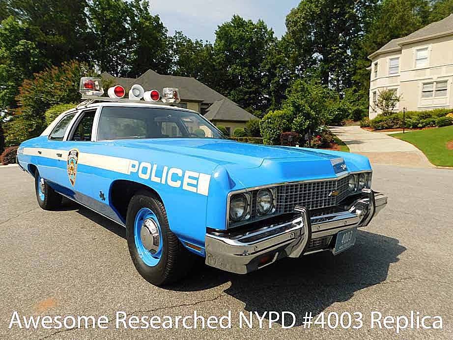 1973 Chevrolet Bel Air NYPD Police CAR