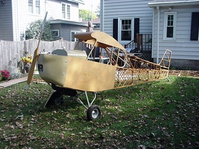 Vintage Ultra Light Airplane/rotax TYPE 277 Motor/wood Constructed FRAME