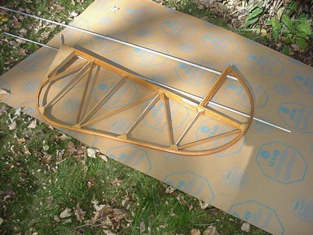 Vintage Ultra Light Airplane/rotax TYPE 277 Motor/wood Constructed FRAME