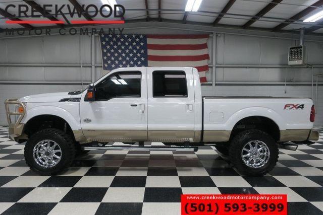 2012 Ford F 250 King Ranch 4×4 Diesel Lifted Chrome 20s Nav Roof