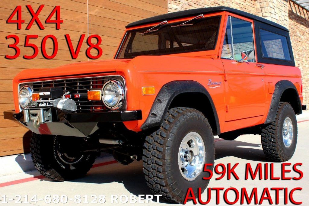 1977 Ford Bronco 4X4 V8 Automatic Complete Restoration 59K MILES