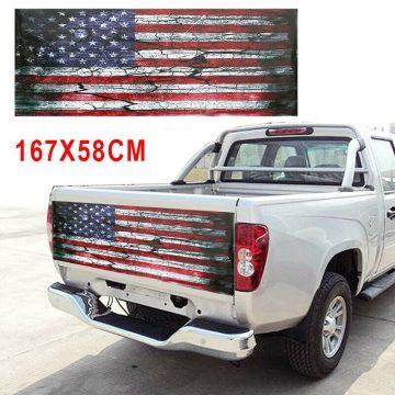 Vinyl Graphic Decal Truck American Flag Sticker For Car Tailgate Wrap Decoration for sale