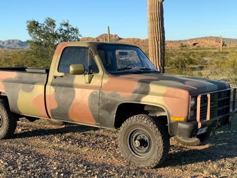 1986 Chevrolet Chevy 4&#215;4 5/4 Ton M1008 CUCV Pickup Truck for sale