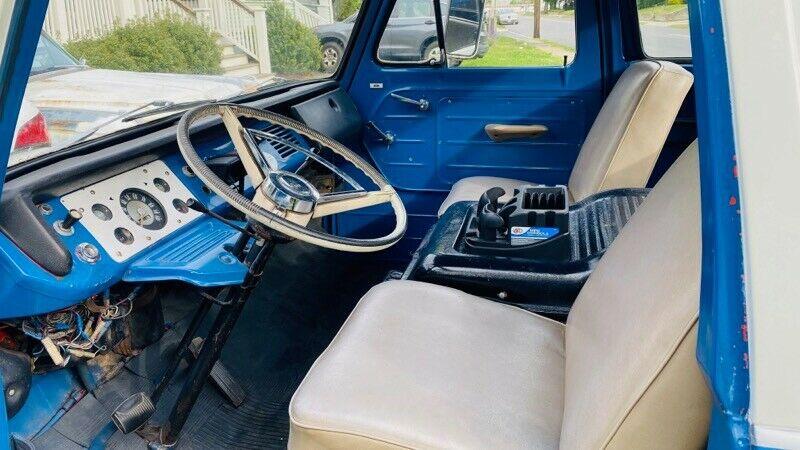 1964 Ford 1/2 Ton Pickup Blue & White