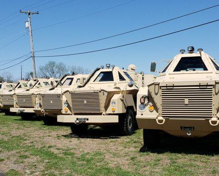 12 Black Water Grizzly MRAP Armored Trucks for sale