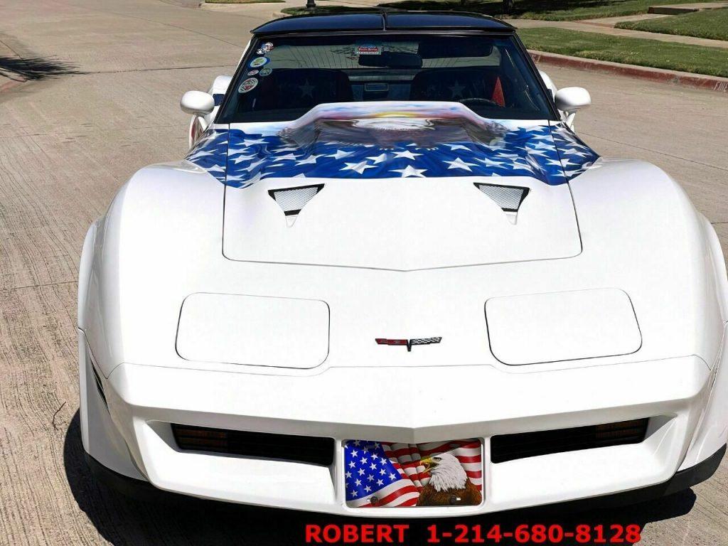 1981 Chevrolet Corvette 1 OF A KIND Patriotic American FLAG CAR