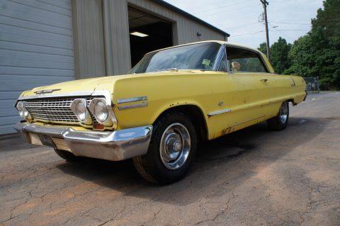 1963 Chevrolet Impala SS / Restoration Project / No Reserve ! for sale