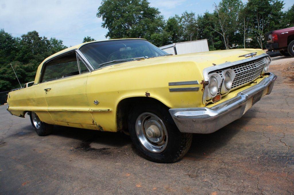 1963 Chevrolet Impala SS / Restoration Project / No Reserve !