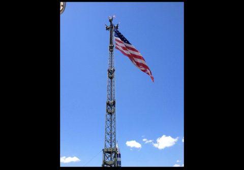 Mobile communications tower/ C. O. W. 118’ TRIEX for sale