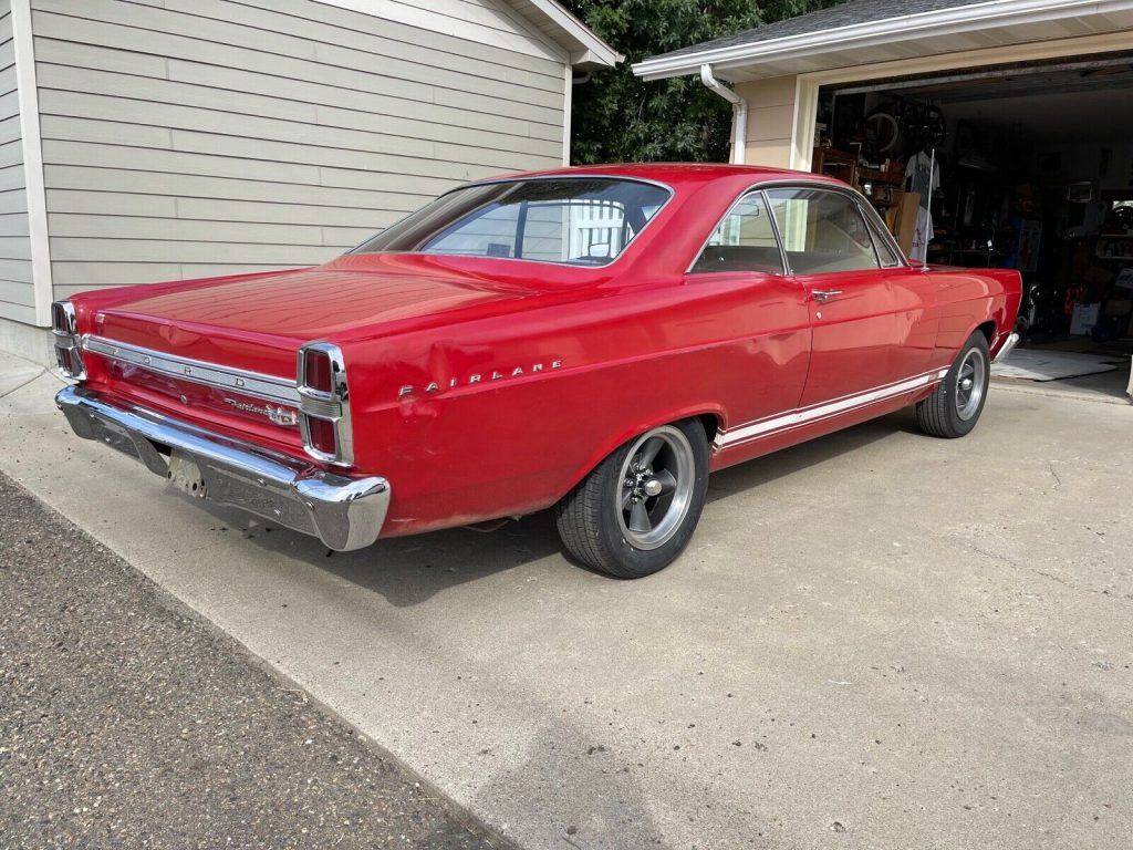 1967 Ford Fairlane Red Bucket Seats