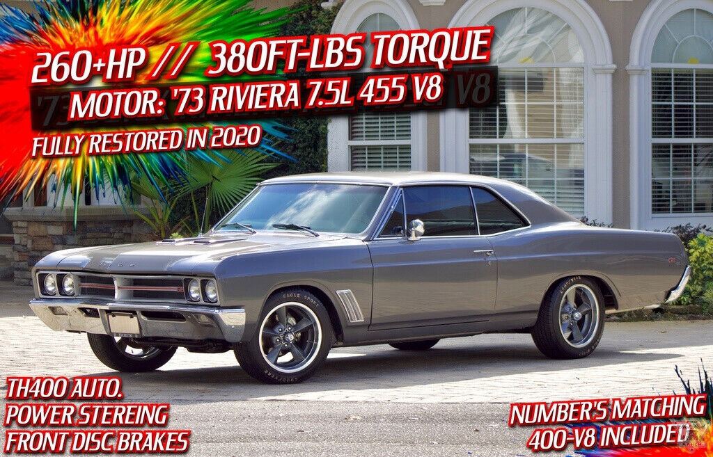1967 Buick GS/400 GS/400 Coupe / Restored 2020 / 7.5L 455 V8