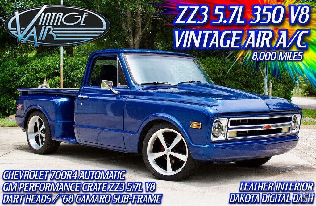 1972 Chevrolet C-10 / Crate ZZ3 5.7L V8 700r4 Vintage Air A/C–