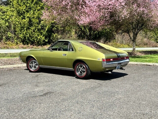 1969 AMC AMX 69 390 4 Speed Willow Green with Black Interior