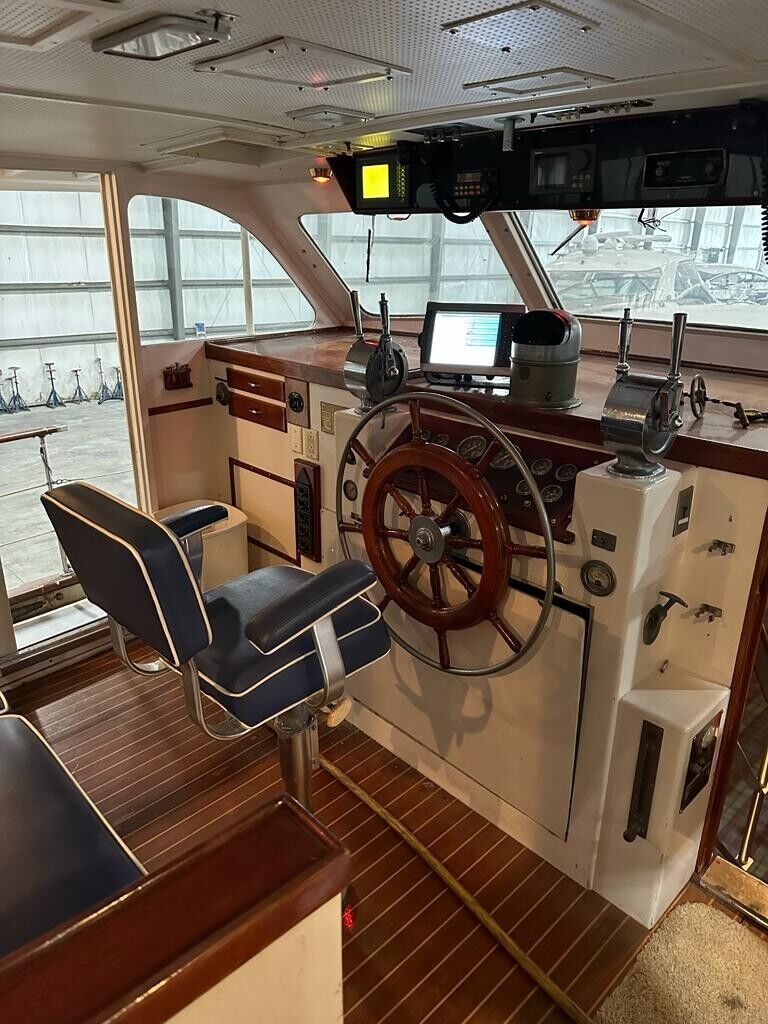 65 FOOT 1958 Burger Pilothouse FOR SALE ON LAKE Michigan