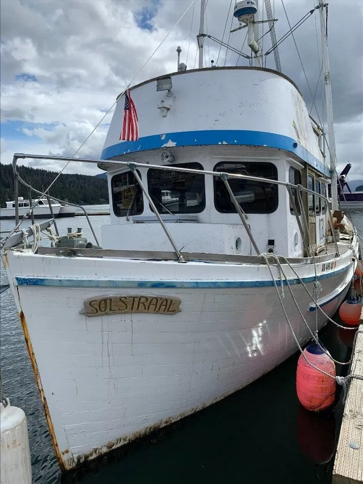 1965 38′ Wood Trawler Commercial Fishing Suldan’s Vessel Yacht – Auke Bay Alaska