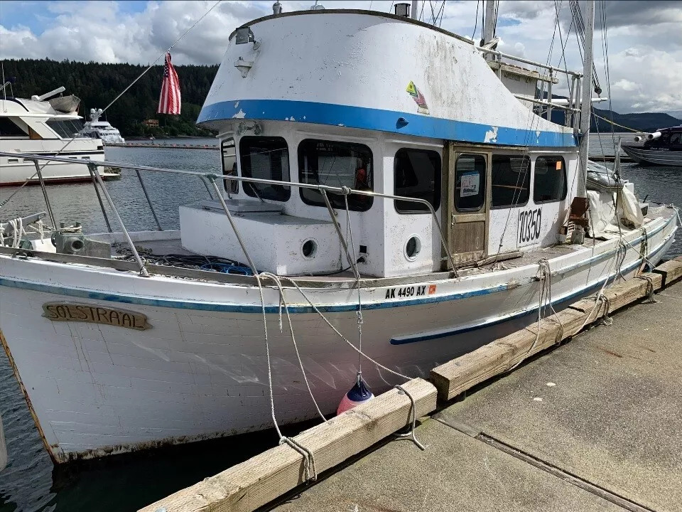 1965 38′ Wood Trawler Commercial Fishing Suldan’s Vessel Yacht – Auke Bay Alaska