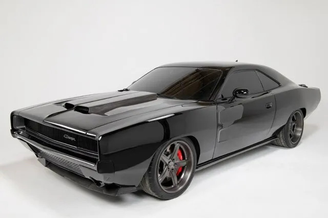 1968 Dodge Charger SRT Hellcat Exomod Carbon Fiber Custom 6 Speed