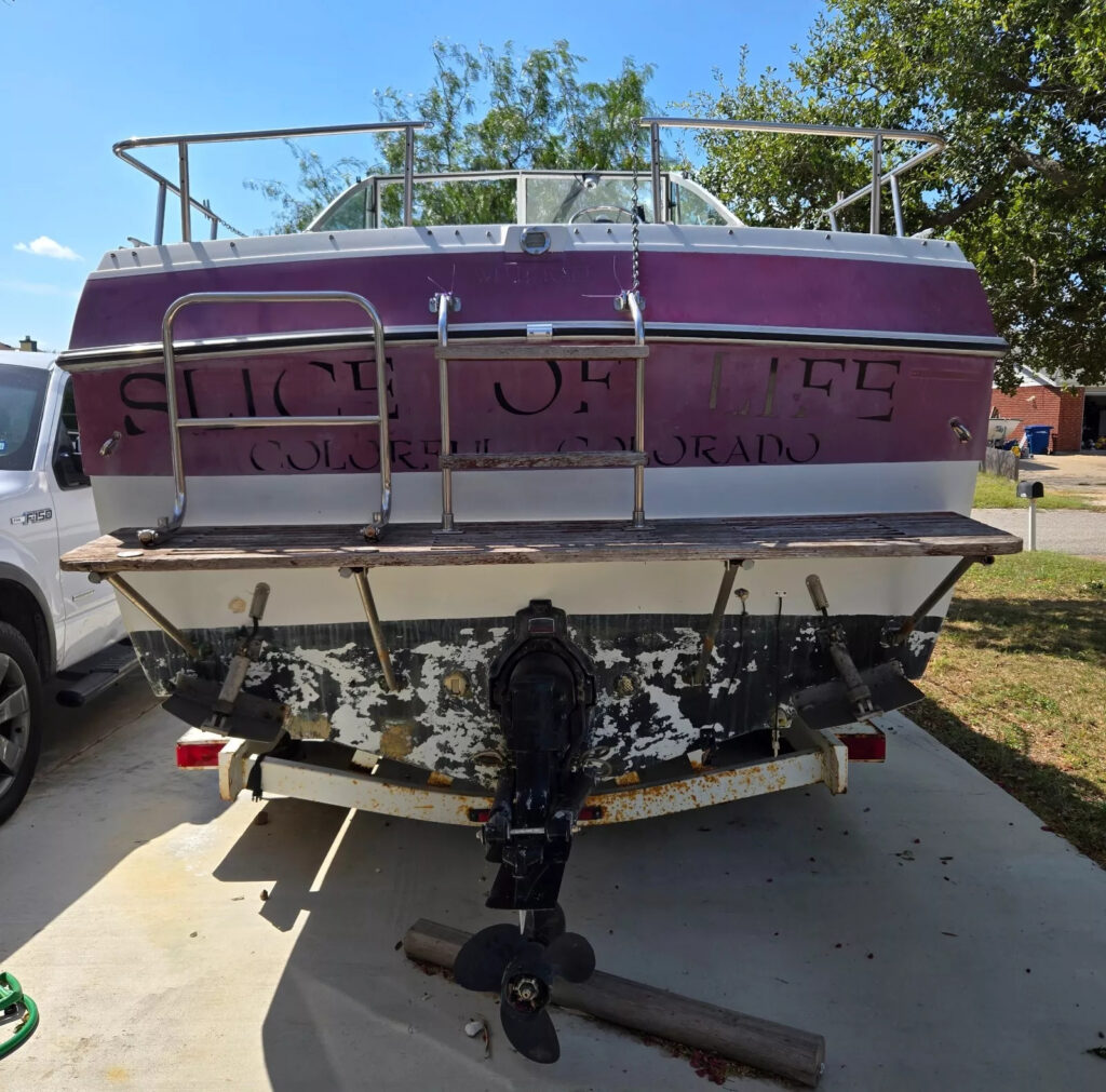 LF – 1984 Wellraft Aft 260 26′ Cabin Cruiser & Trailer Texas