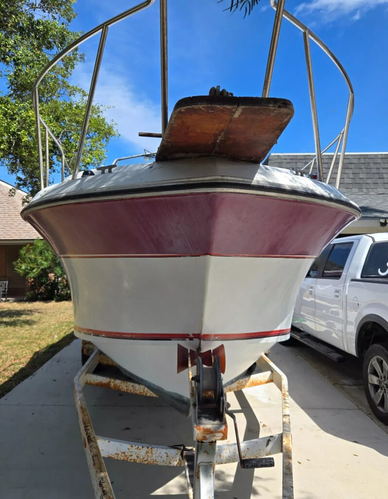 LF – 1984 Wellraft Aft 260 26′ Cabin Cruiser & Trailer Texas