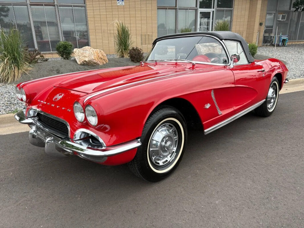 1962 Chevrolet Corvette Convertible done in Red over Black