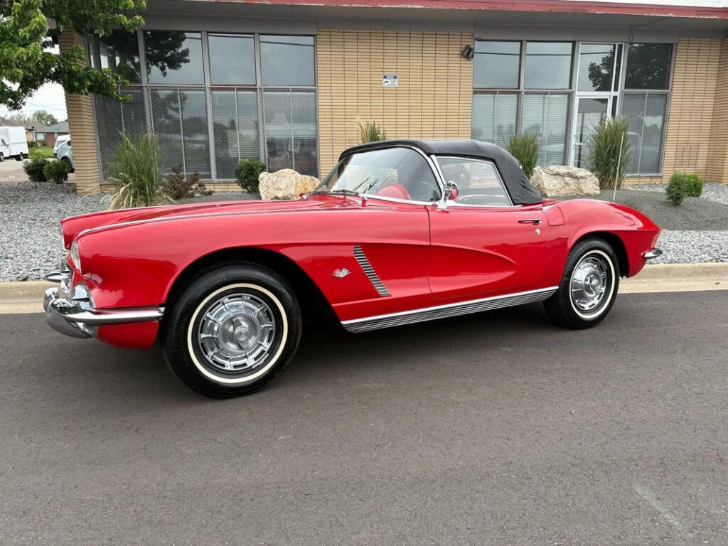 1962 Chevrolet Corvette Convertible done in Red over Black