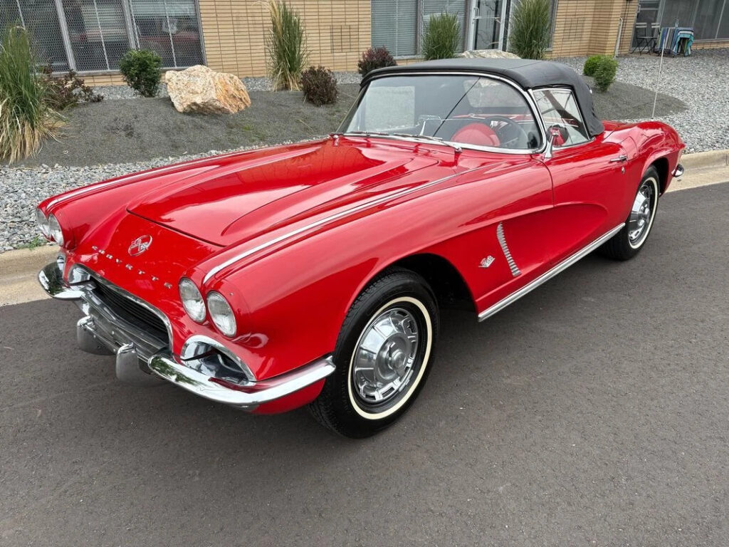 1962 Chevrolet Corvette Convertible done in Red over Black