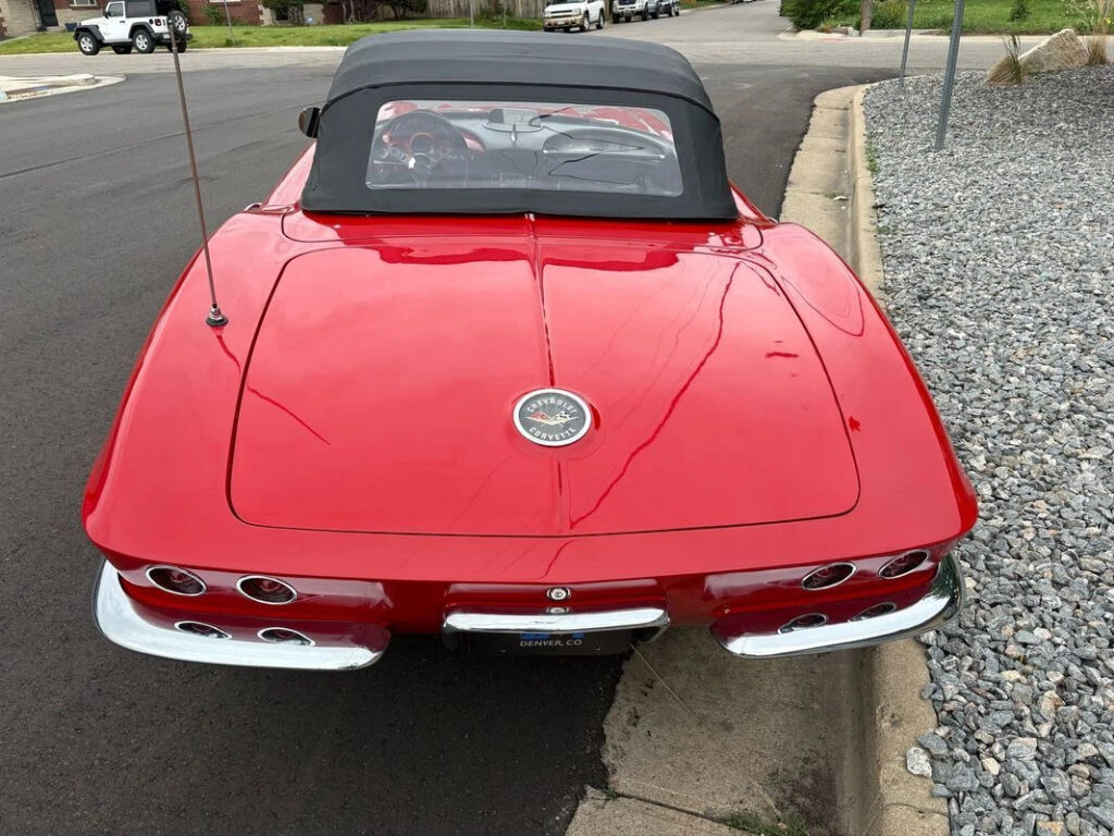 1962 Chevrolet Corvette Convertible done in Red over Black