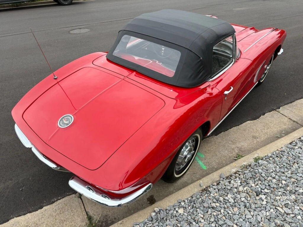 1962 Chevrolet Corvette Convertible done in Red over Black