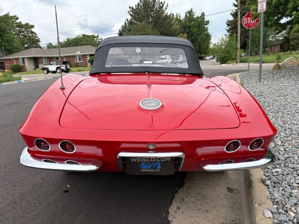 1962 Chevrolet Corvette Convertible done in Red over Black