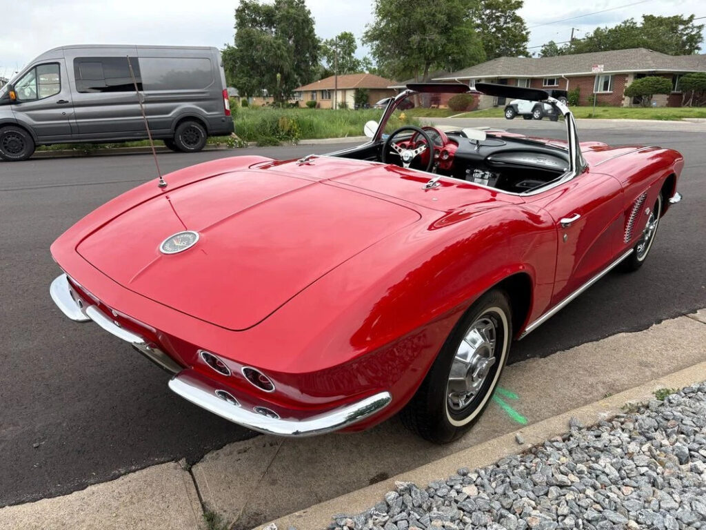 1962 Chevrolet Corvette Convertible done in Red over Black