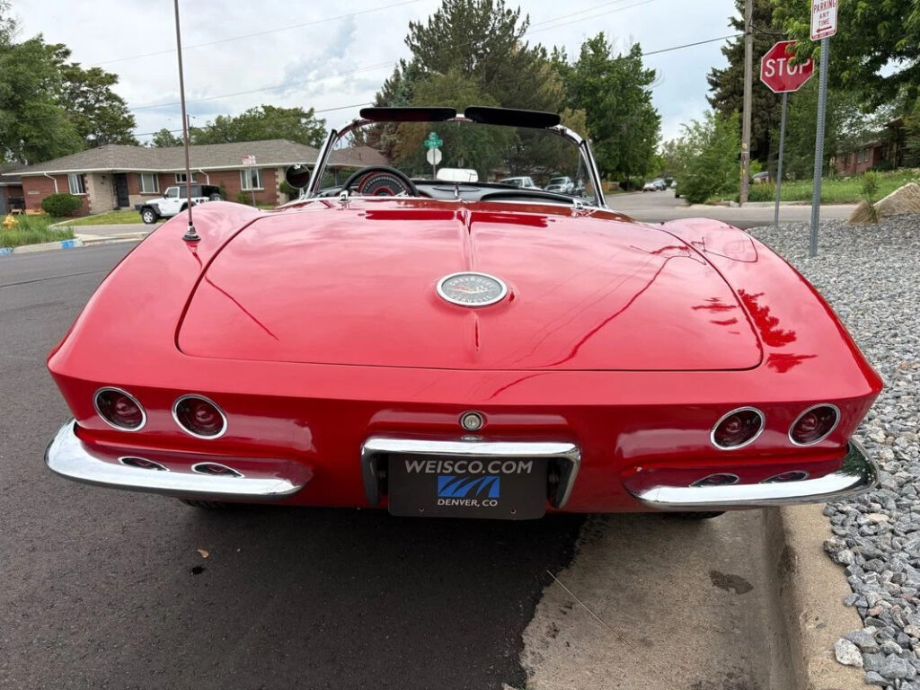 1962 Chevrolet Corvette Convertible done in Red over Black