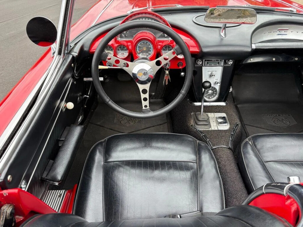 1962 Chevrolet Corvette Convertible done in Red over Black