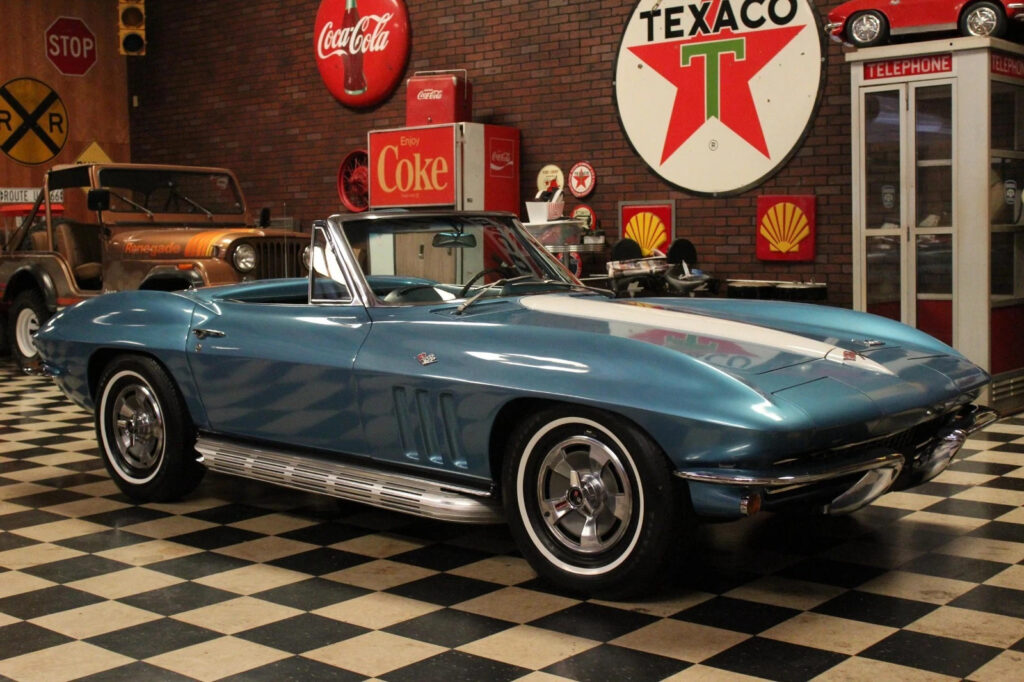 1966 Chevrolet Corvette Conv. Matching #’s 327/300 Sidepipes