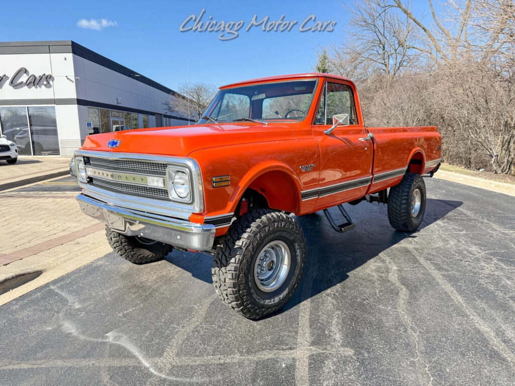 1969 Chevrolet K10 Single Cab! Oak Wood Bed! 5.7L V8 Engine! 3-Speed