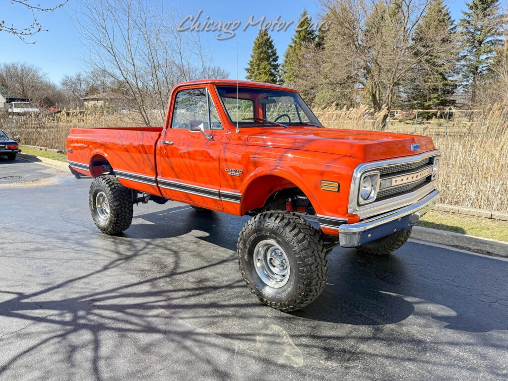 1969 Chevrolet K10 Single Cab! Oak Wood Bed! 5.7L V8 Engine! 3-Speed