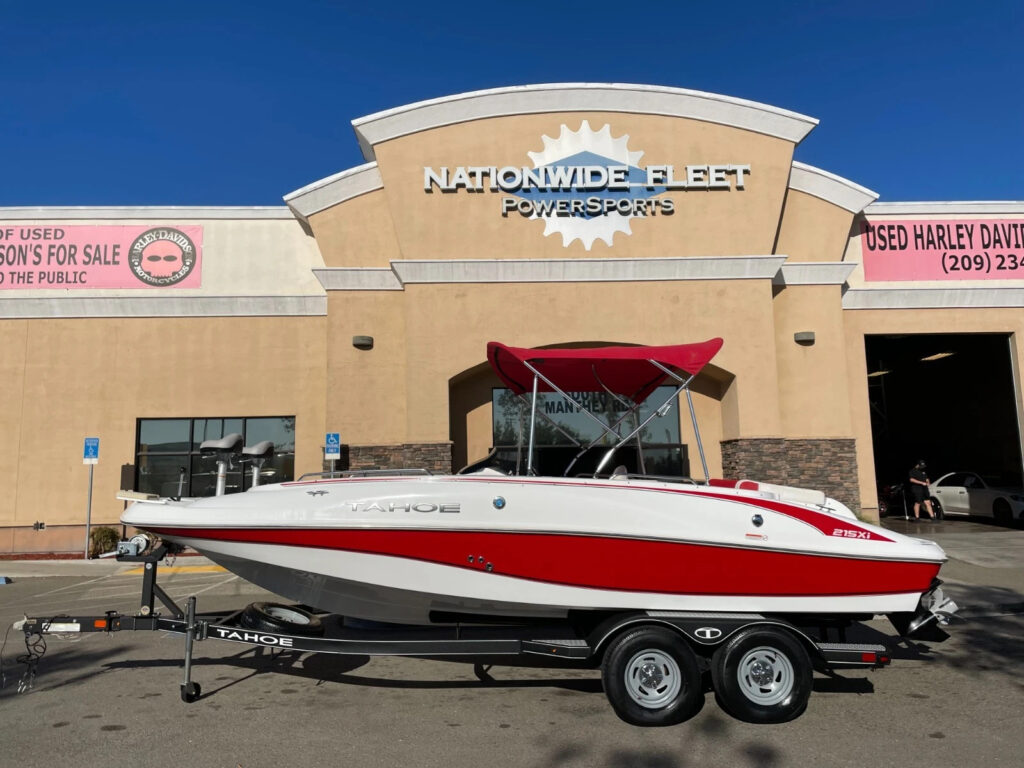 2017 Tracker Marine Tahoe 215 XI Deck/open Bow Boat 250 HP Clean Title