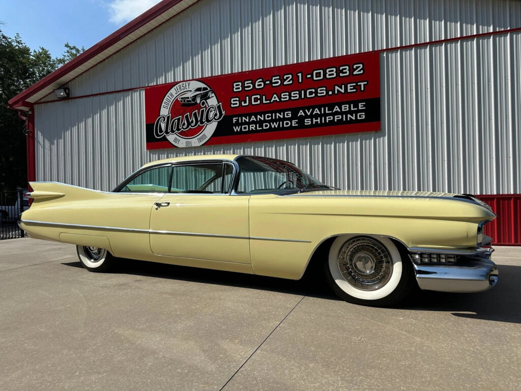 1959 Cadillac Coupe Deville Deluxe, Gotham Gold, Air Ride 390 V8 A/C Stunner!