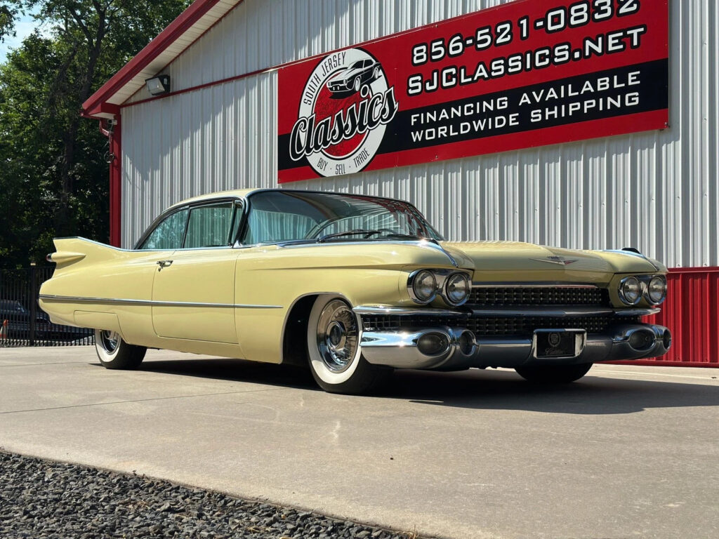 1959 Cadillac Coupe Deville Deluxe, Gotham Gold, Air Ride 390 V8 A/C Stunner!