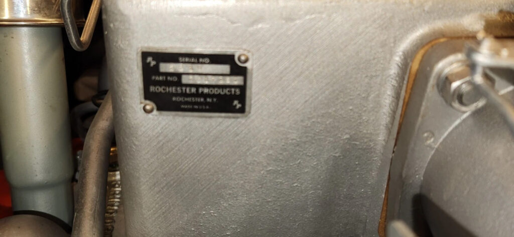 1962 Chevrolet Corvette 327 / 360 hp Factory Fuel Injection #’s Matching