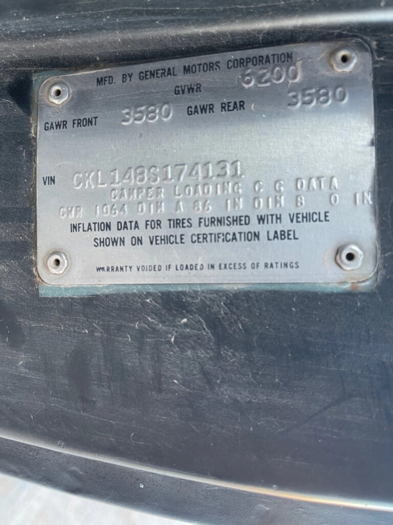 1978 Chevrolet 1/2 Ton Pickup