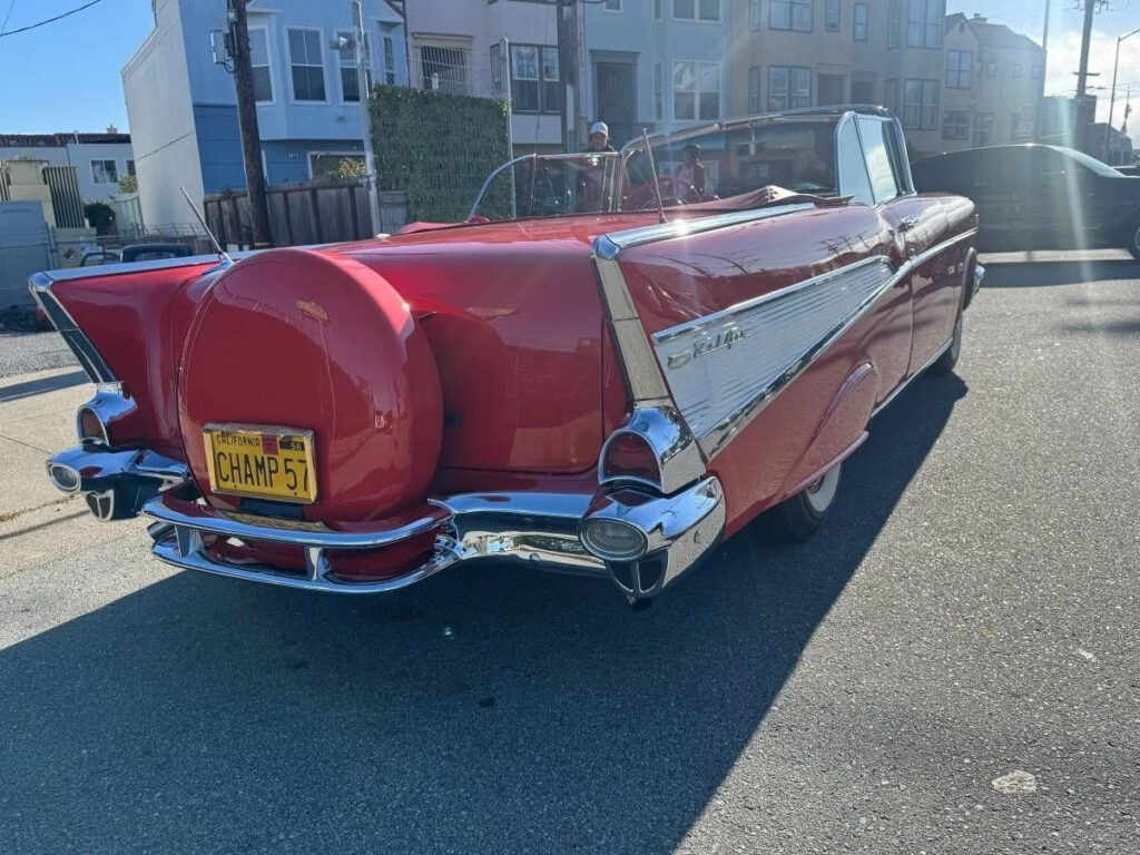 1957 Chevrolet Bel Air Dual Quad V8, Conv, Continental, Restored