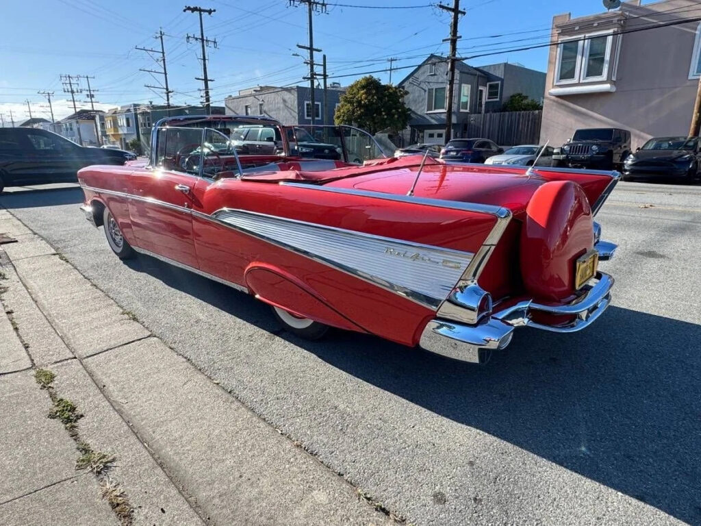 1957 Chevrolet Bel Air Dual Quad V8, Conv, Continental, Restored