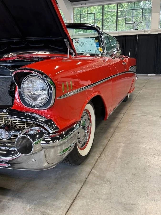 1957 Chevrolet Bel Air Dual Quad V8, Conv, Continental, Restored