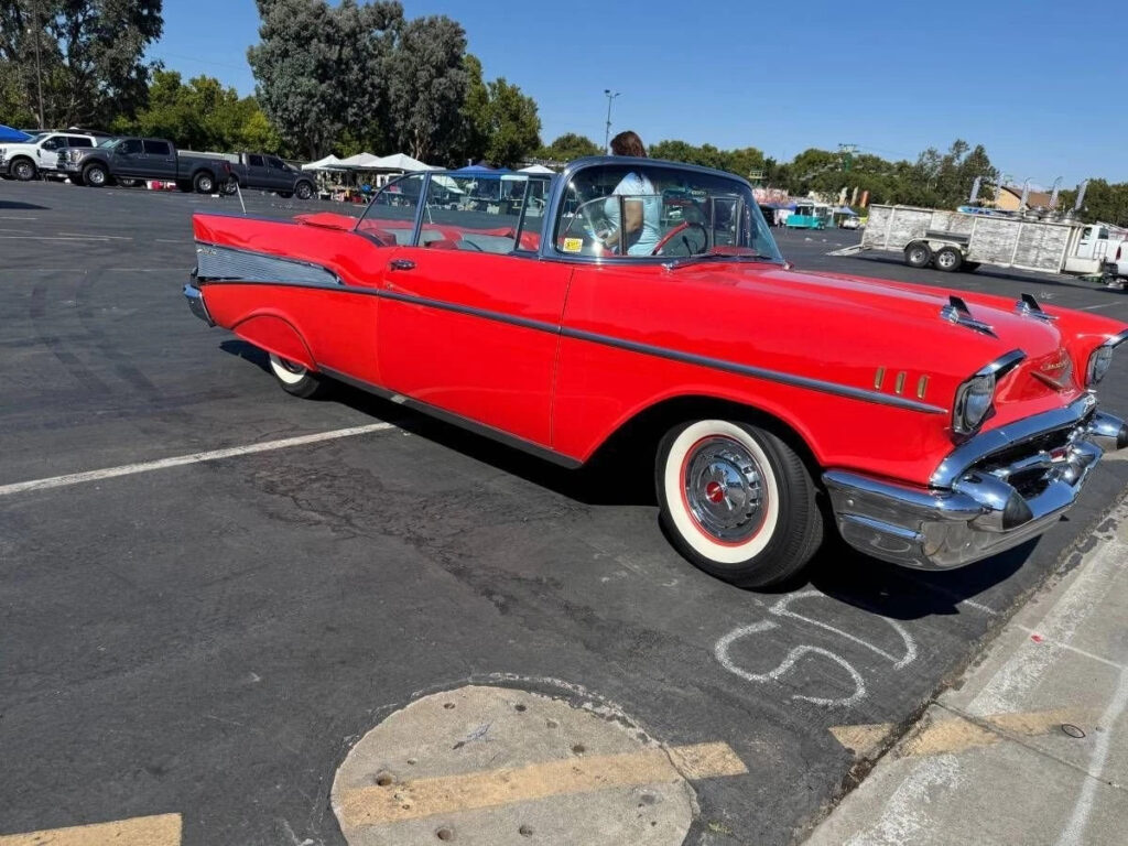 1957 Chevrolet Bel Air Dual Quad V8, Conv, Continental, Restored