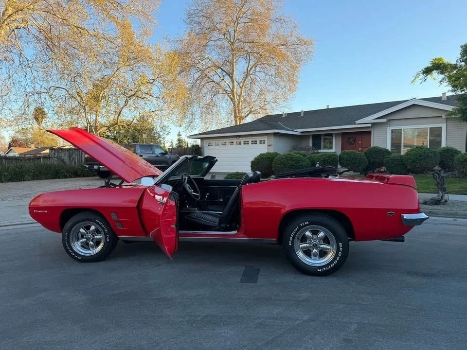 1969 Pontiac Firebird Convertible 350ci,dual Exhaust, Rust-Free, Bucket Seats