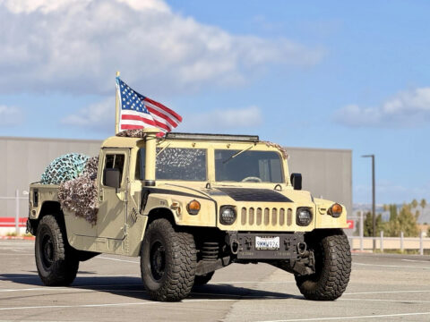Military Hmmwv M1097a2 Troop Carrier 2009 W/ California License Plate H1 Humvee for sale