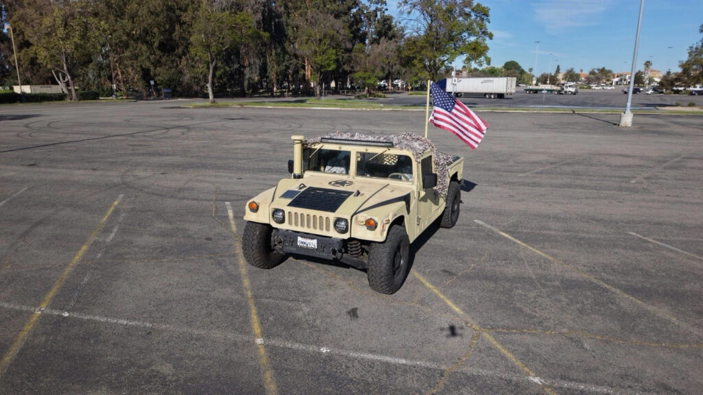 Military Hmmwv M1097a2 Troop Carrier 2009 W/ California License Plate H1 Humvee